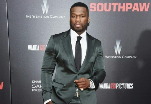 O rapper americano 50 Cent em Nova York, no dia 20 de julho de 2015
 GETTY IMAGES NORTH AMERICA/AFP Michael Loccisano